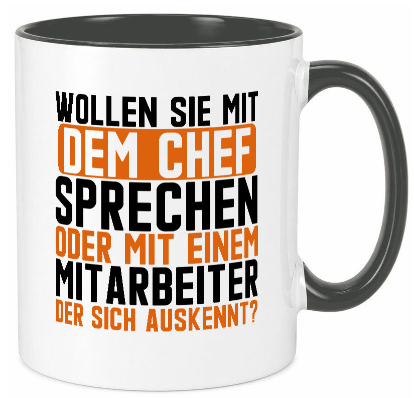 Wollen sie mit dem Chef Sprechen | Mitarbeiter Humor Arbeit Kollegen Büro