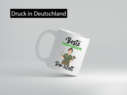 Beste Tierpflegerin | Pflegeberuf Tierheim v2 Geschenk Arbeit Kollegen Büro