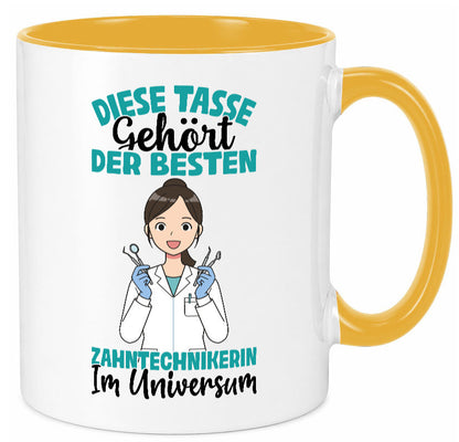 Im Universum: Zahntechnikerin | Zahnmedizin Humor Geschenkidee Tasse
