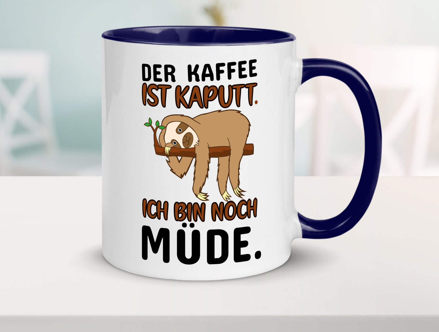 Der Kaffee ist kaputt v2 Geschenk Humor Geschenkidee lustiger Spruch Tasse
