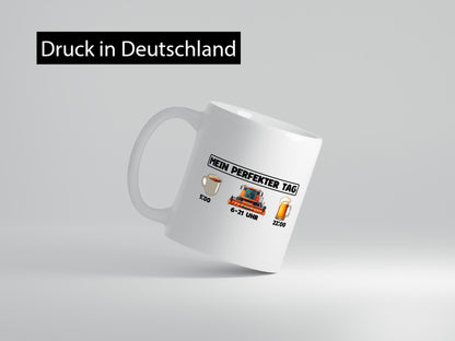 Perfekter Tag | Feldarbeit Mähdrescher Landwirt Humor Arbeit Kollegen Büro