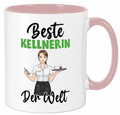 Beste Kellnerin | Beruf kellnern Bedienung v2 Humor Arbeit Kollegen Büro
