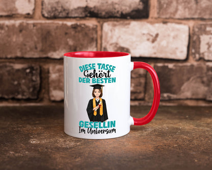 Im Universum: Gesellin | Handwerkerinnen lustiger Spruch Geschenk Humor