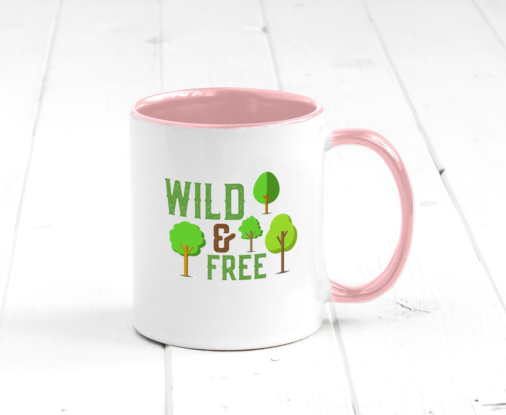 Wild and free | Freiheit Camper Hobbycamper Geschenkidee Humor Tasse
