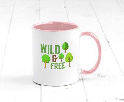 Wild and free | Freiheit Camper Hobbycamper Geschenkidee Humor Tasse