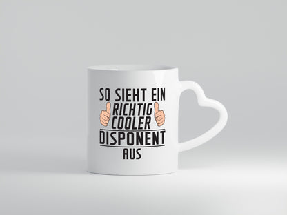 Richtig Cooler Disponent | Zuteiler Geschenkidee Humor Tasse