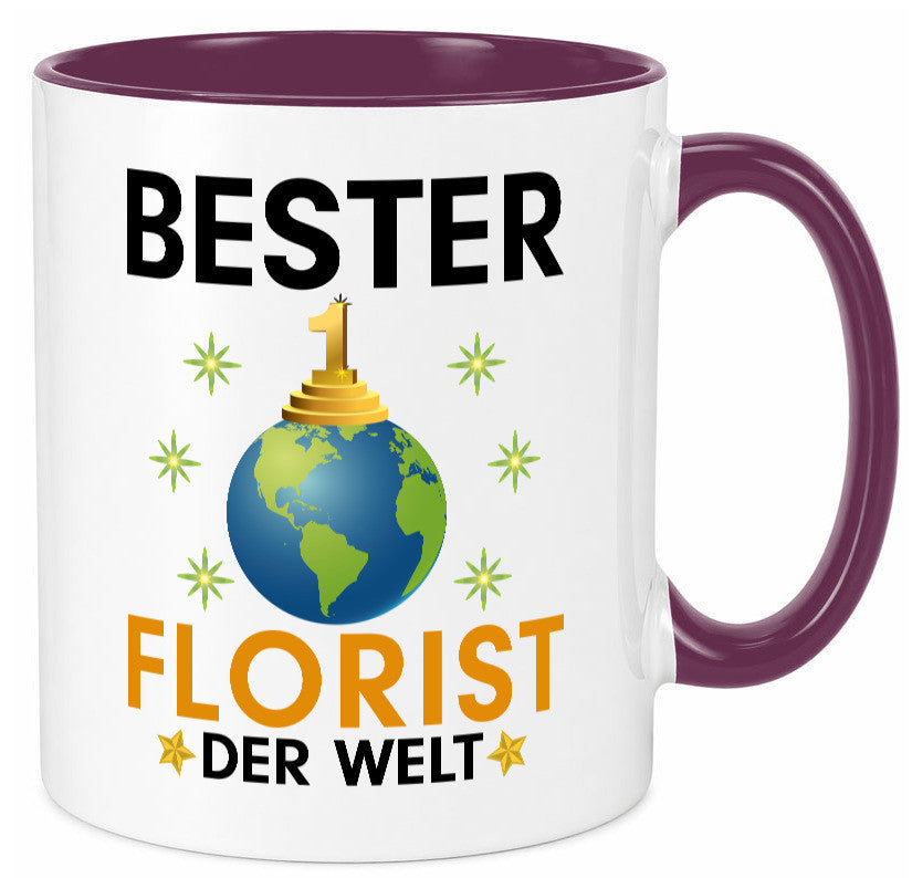 Welt Bester Florist | Blumen Verkäufer Humor Geschenkidee Tasse