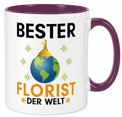 Welt Bester Florist | Blumen Verkäufer Humor Geschenkidee Tasse