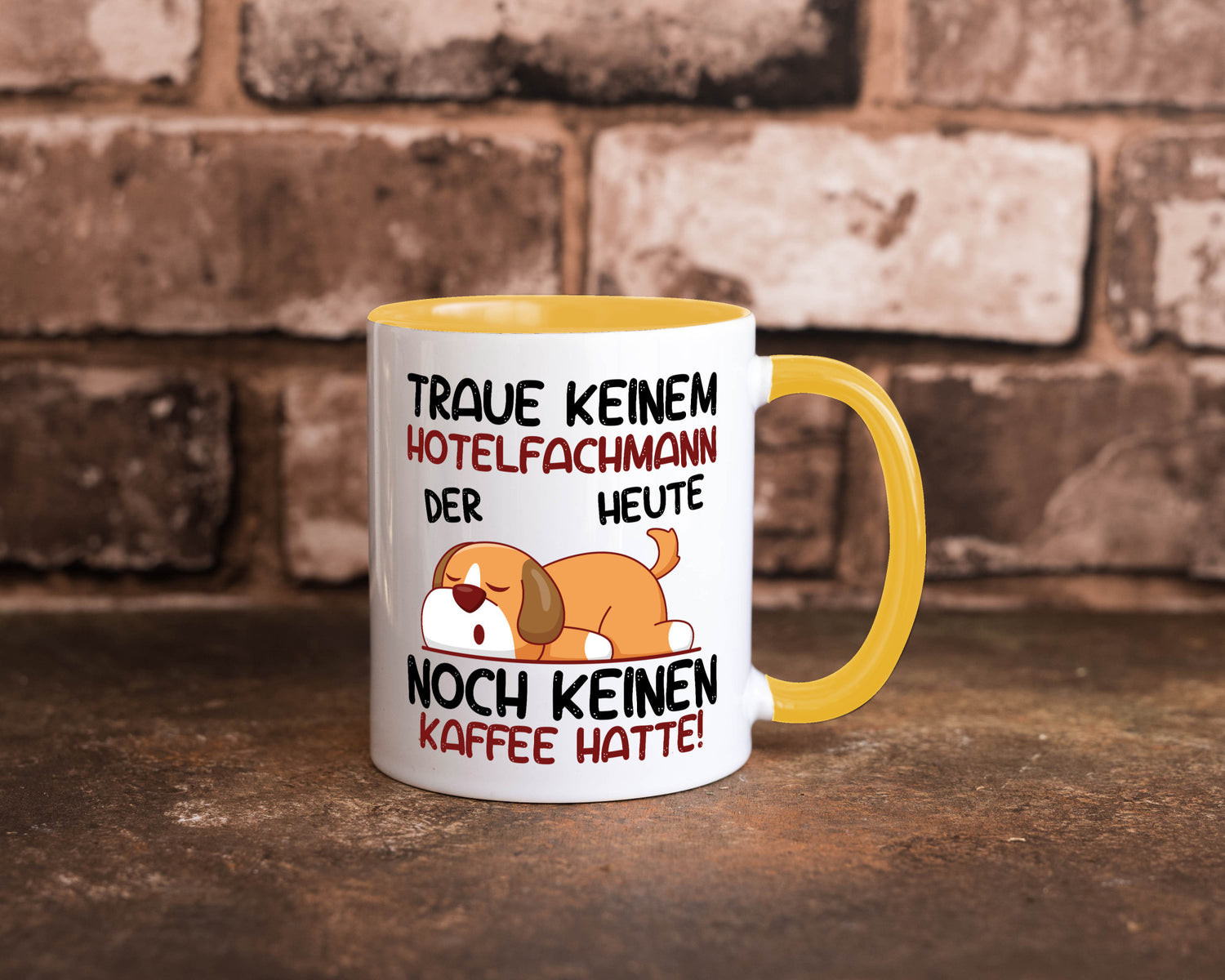 Traue keinem Hotelfachmann |Hotel lustig Humor Geschenkidee Geschenk Tasse