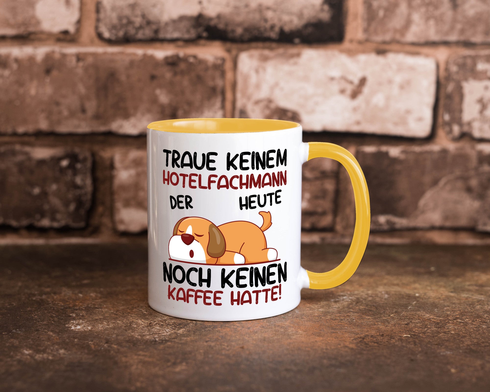 Traue keinem Hotelfachmann |Hotel lustig Humor Geschenkidee Geschenk Tasse