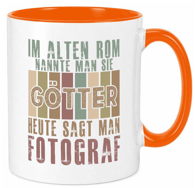 Heute sagt man: Fotograf | Fotografie Kamera Humor Geschenkidee Tasse