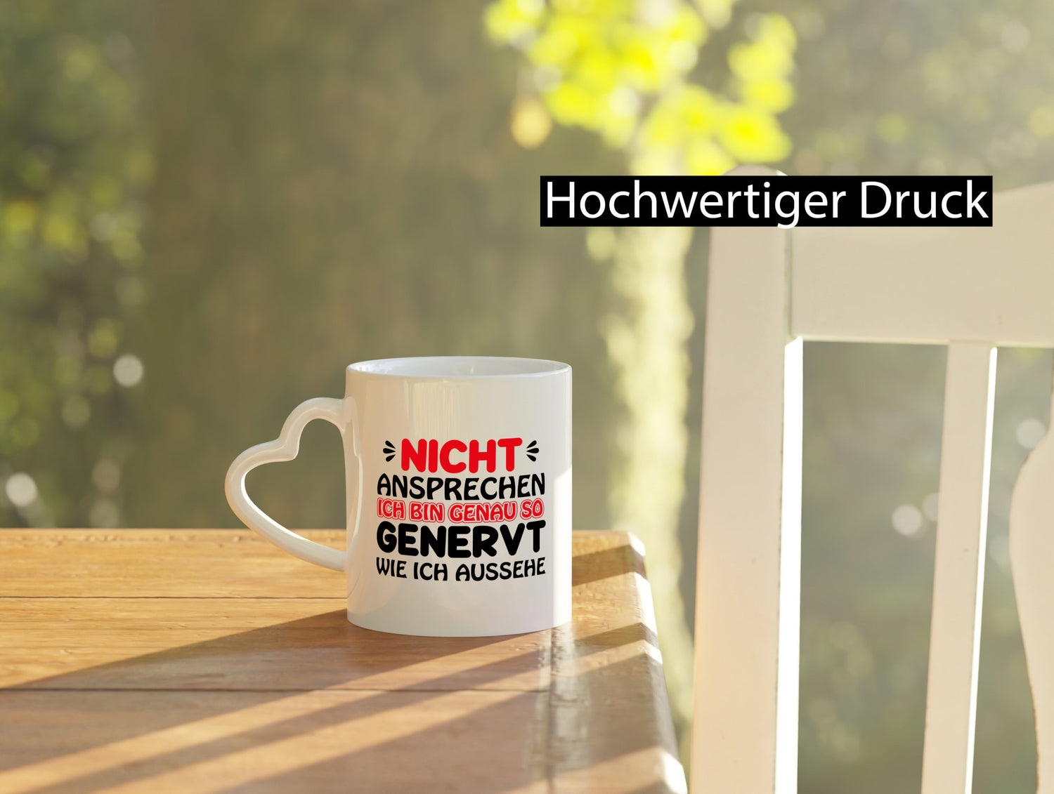 Ich bin genervt lustiger Spruch Geschenk Humor Geschenkidee Tasse