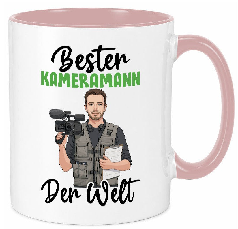 Bester Kameramann | Kamera v2 lustig Humor Geschenkidee Geschenk Tasse