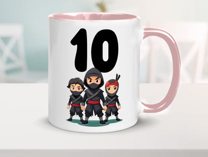 10. Geburtstag | 10 Jahre Ninja Humor Geschenkidee Tasse