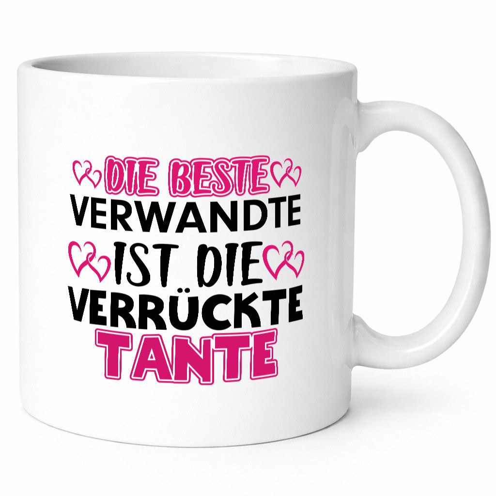 Verrückte Tante | Spruch Patentante Verwandtschaft lustiger Geschenk Humor
