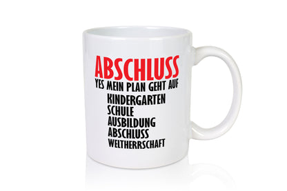 Abschluss Bachelor Geschenkidee Humor Tasse