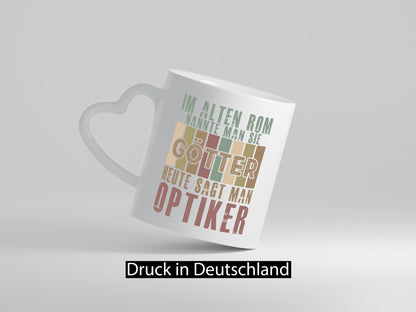 Heute sagt man: Optiker | Augenoptiker Geschenkidee Humor Tasse