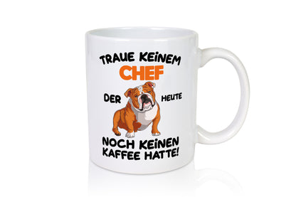 Traue keinem Chef lustiger Spruch Geschenk Arbeit Kollegen Büro Tasse