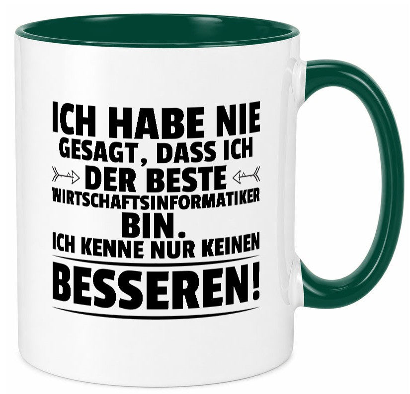 Der Beste Wirtschaftsinformatiker | Wirtschaft Informatik lustig Humor Tasse