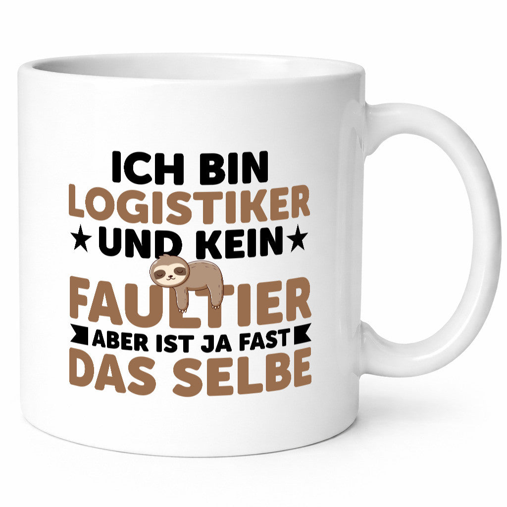 Ich bin kein Faultier: Logistiker | Beruf Logistik v2 Geschenkidee Arbeit