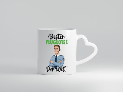 Bester Fluglotse | Flugverkehr Flughafen v2 Geschenkidee Humor Tasse