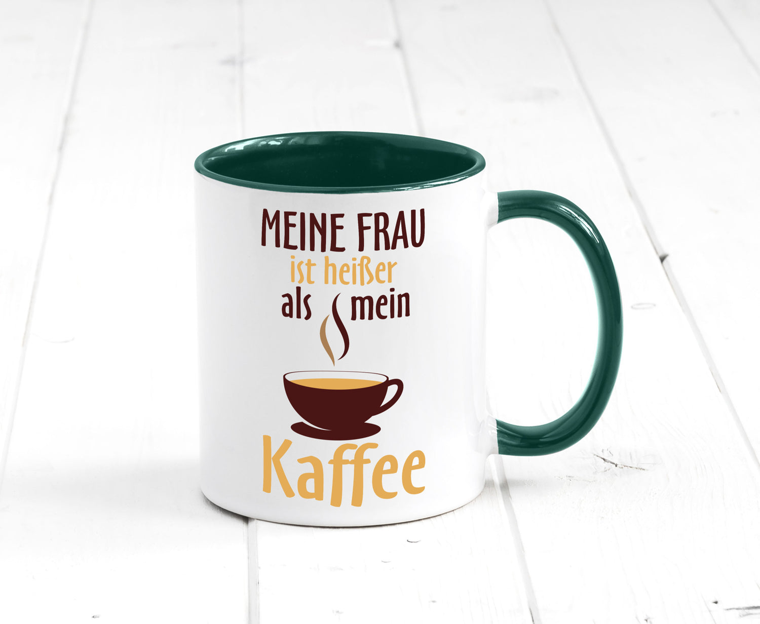 Meine Frau ist heißer als Kaffee | Ehe Partnerschaft Geschenk Humor