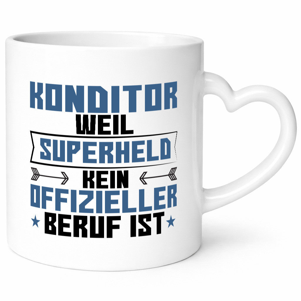 Superheld Konditor | Konditorei Humor Geschenkidee Tasse