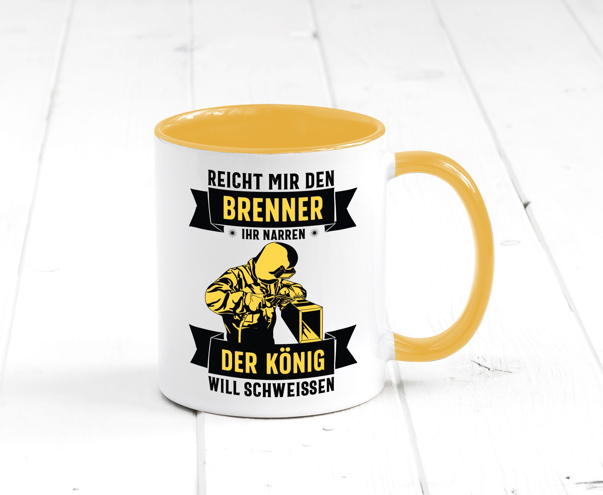 König will schweissen | Schweisser Sterne lustiger Spruch Geschenk Humor