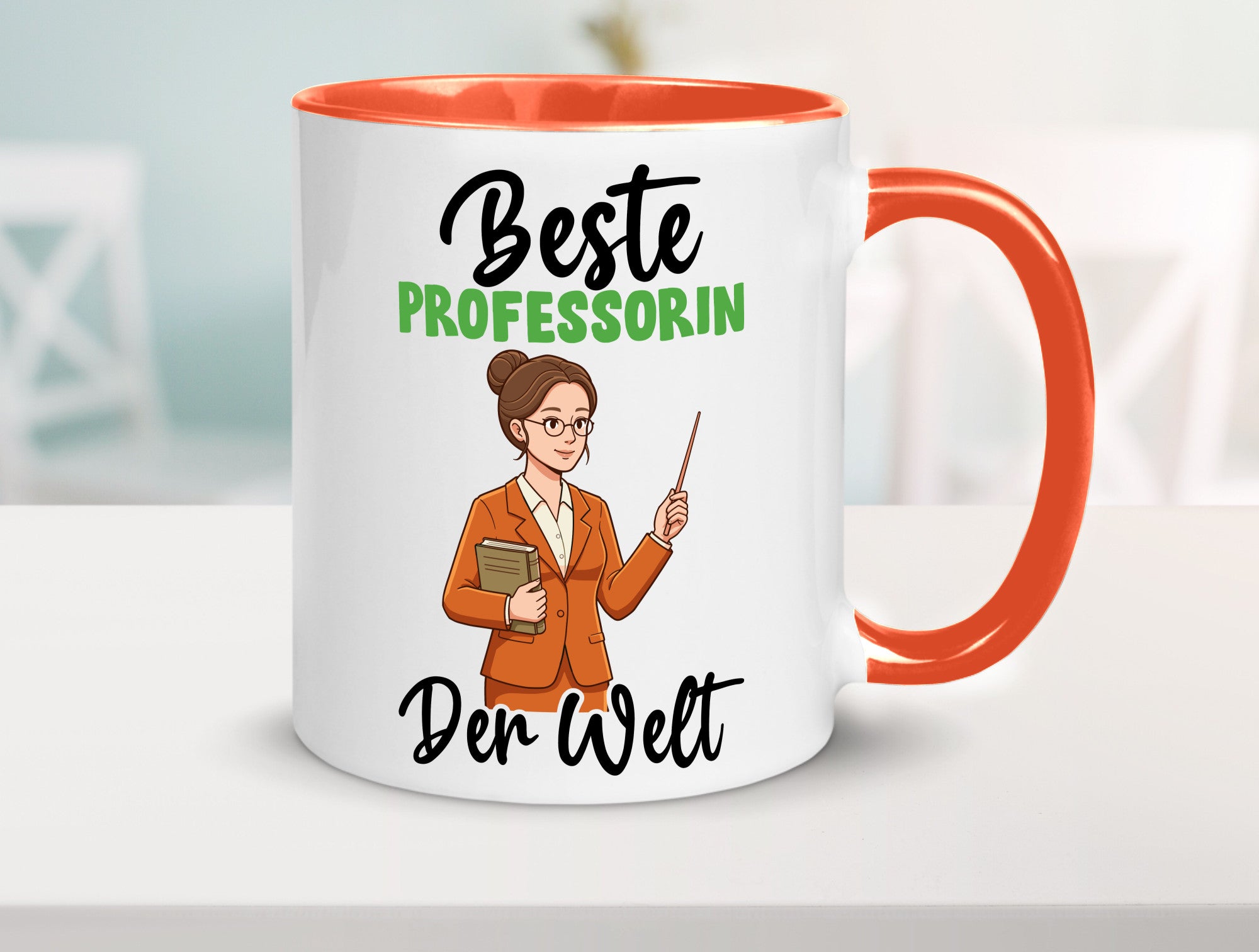 Beste Professorin | Uni Universität v2 Humor Geschenkidee Tasse