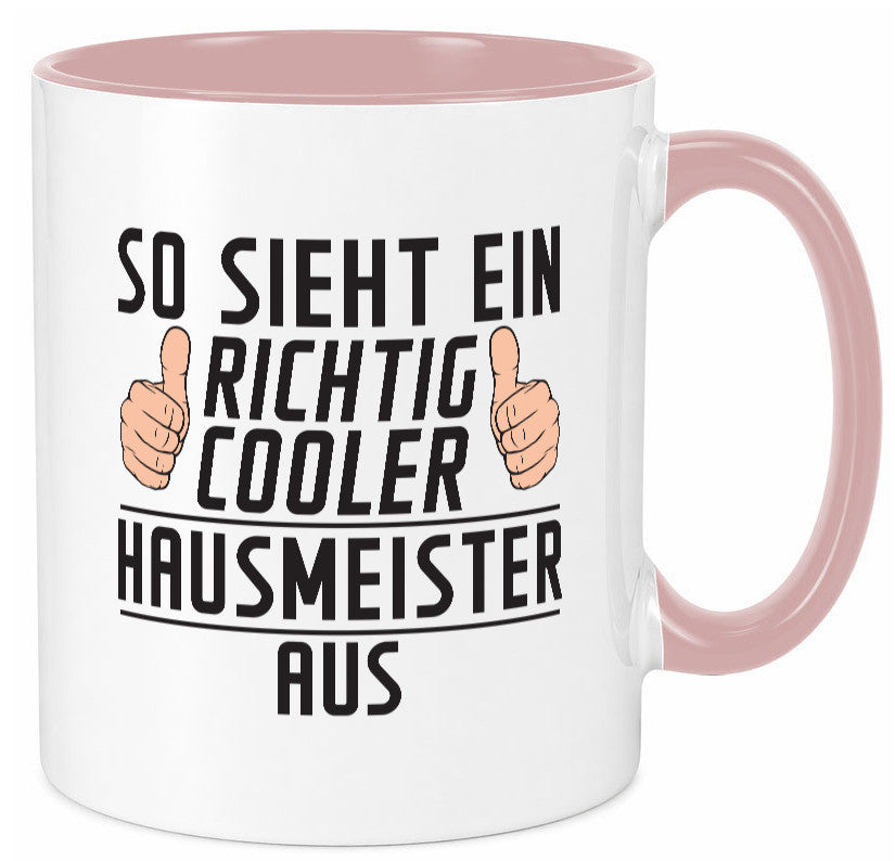 Richtig Cooler Hausmeister | Hauswart Geschenkidee Humor Tasse