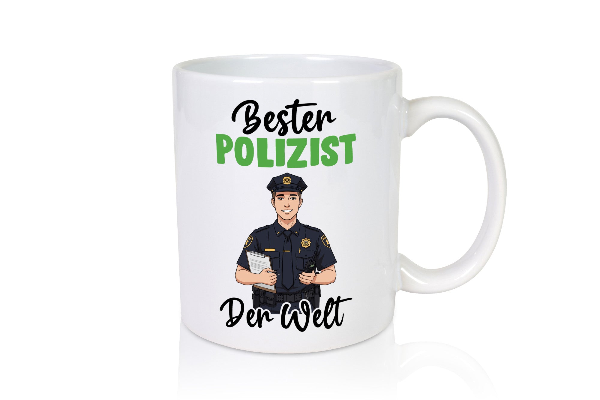 Bester Polizist | Polizei v2 Humor Geschenkidee Tasse