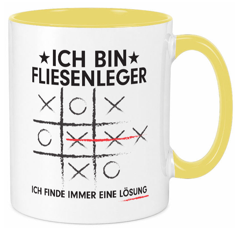Lösung finden: Fliesenleger | Fliesenlegen Bau Geschenk Humor Geschenkidee