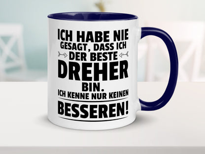 Der Beste Dreher | Fräser lustiger Spruch Geschenk Humor Geschenkidee Tasse
