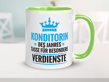 Besonderer Verdienst: Konditorin | Konditorei lustig Humor Geschenkidee