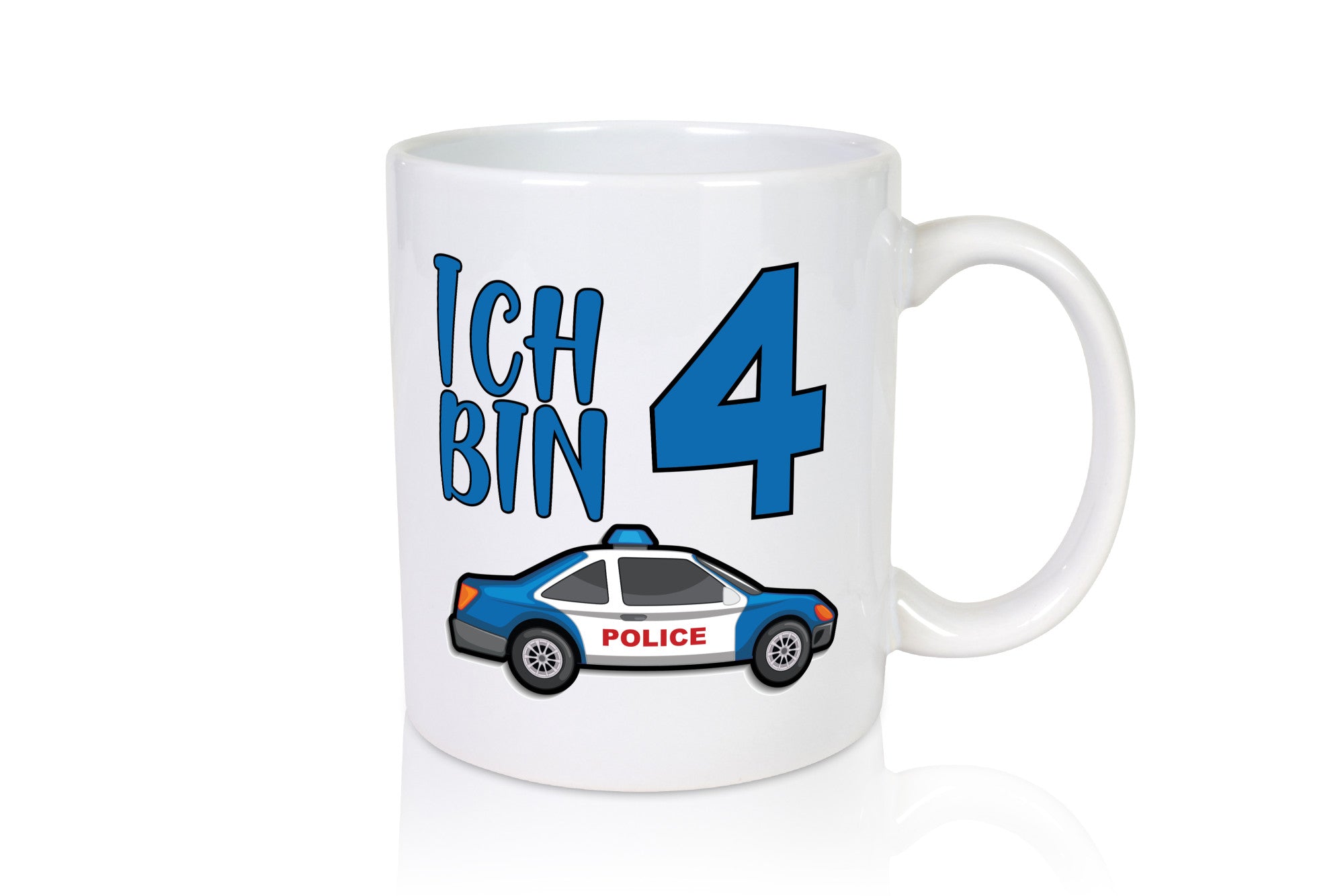 Ich bin 4 Jahre alt | Polizeiliebhaber Geburtstags Kind Geschenkidee Geburtstag
