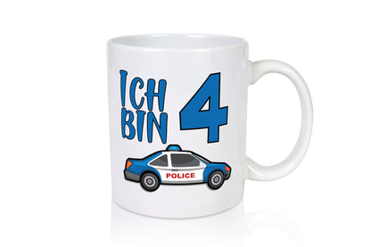 Ich bin 4 Jahre alt | Polizeiliebhaber Geburtstags Kind Geschenkidee Geburtstag