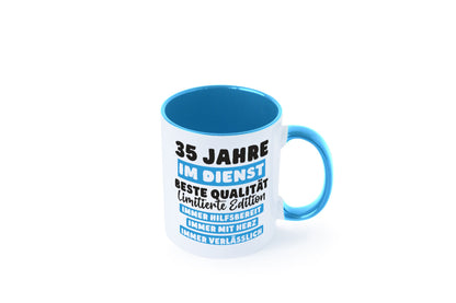 35 Jahre im Dienst | Jubiläum Arbeit v6 lustiger Spruch Geschenk Kollegen Büro