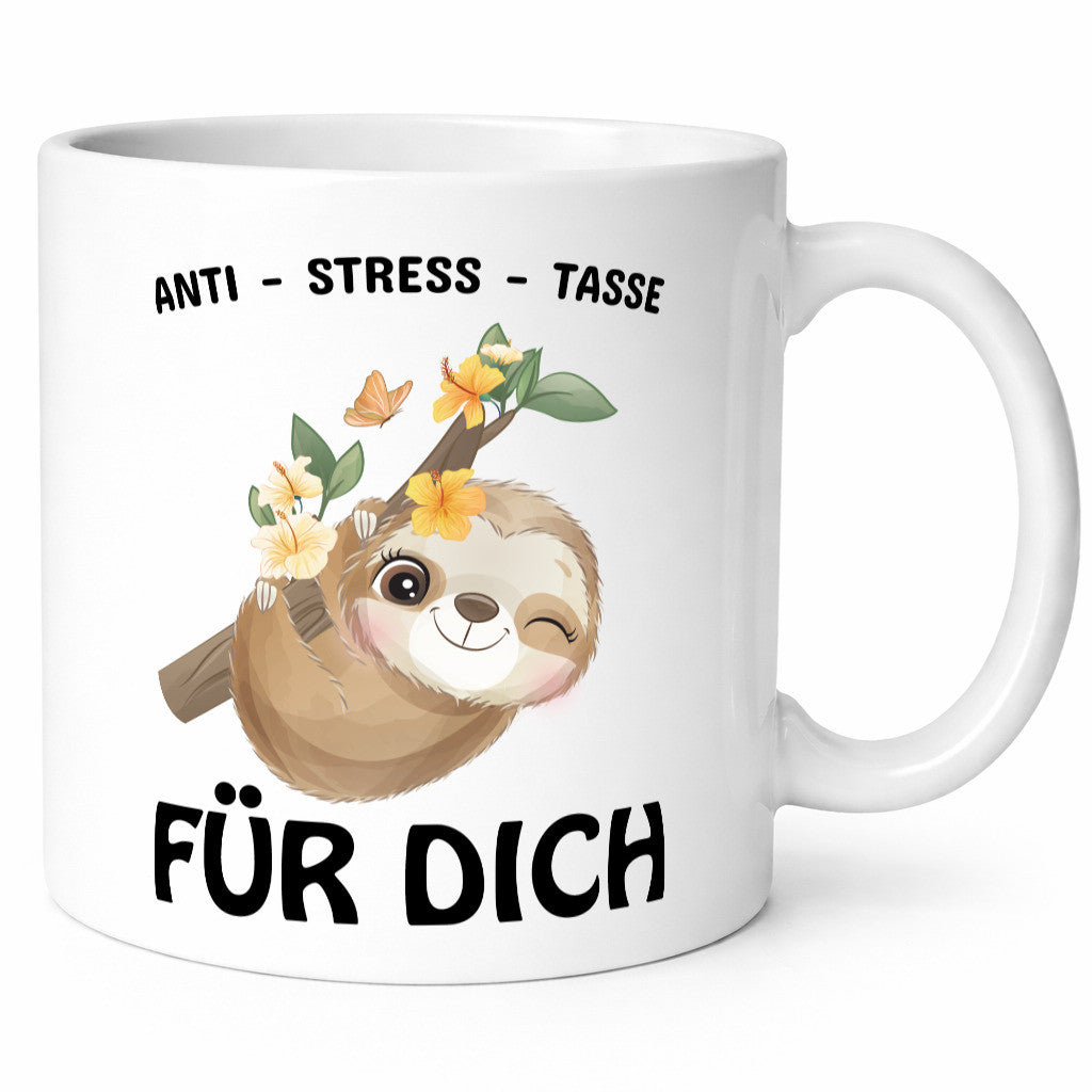 Anti Stress Tasse für dich Humor Geschenkidee