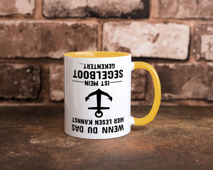 Segler Tasse | Segelboot Humor Kapitän Spruch Witz Geschenkidee