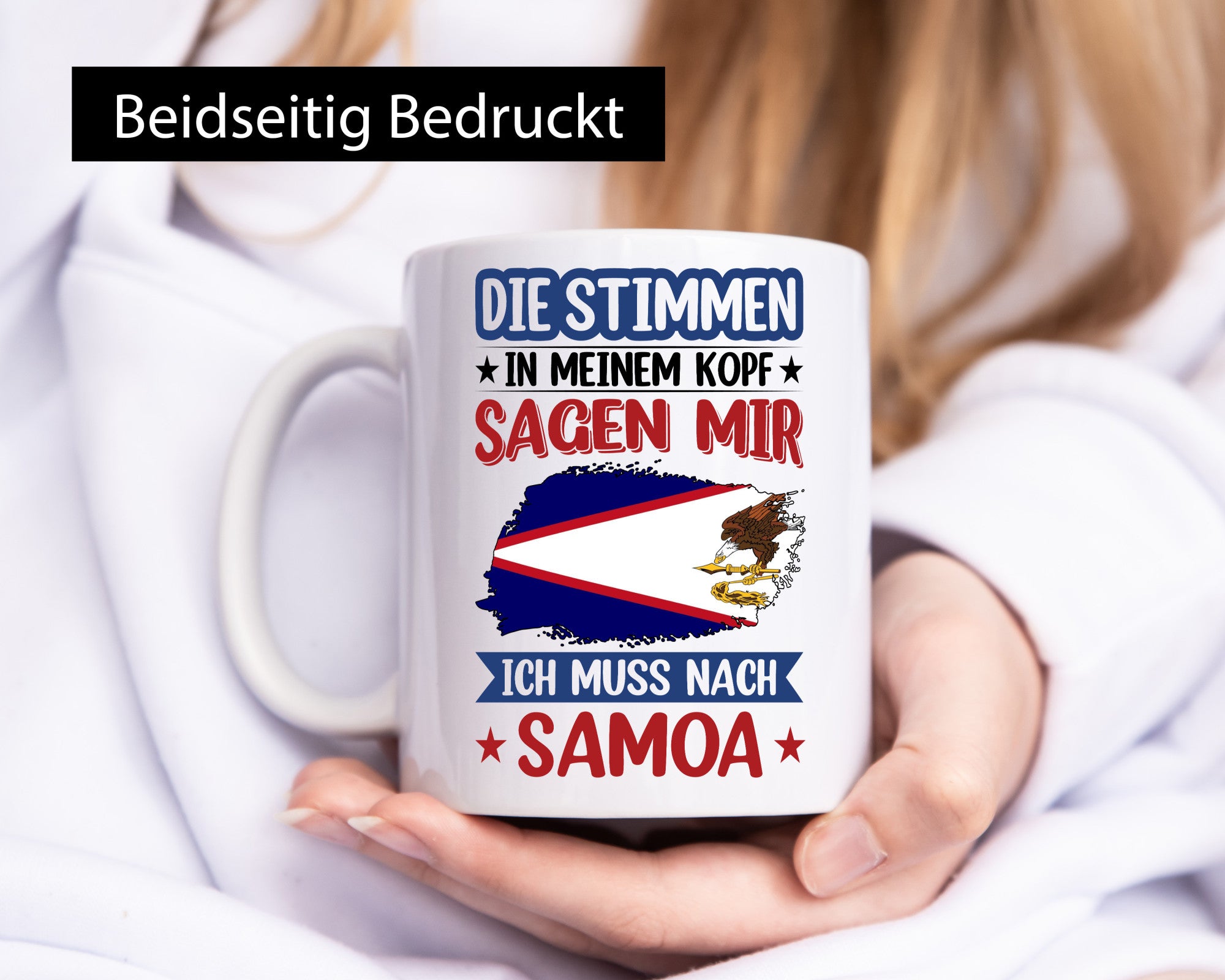 Samoa | Urlaub Stimmen in meinem Kopf Traumland lustiger Spruch Geschenk Humor