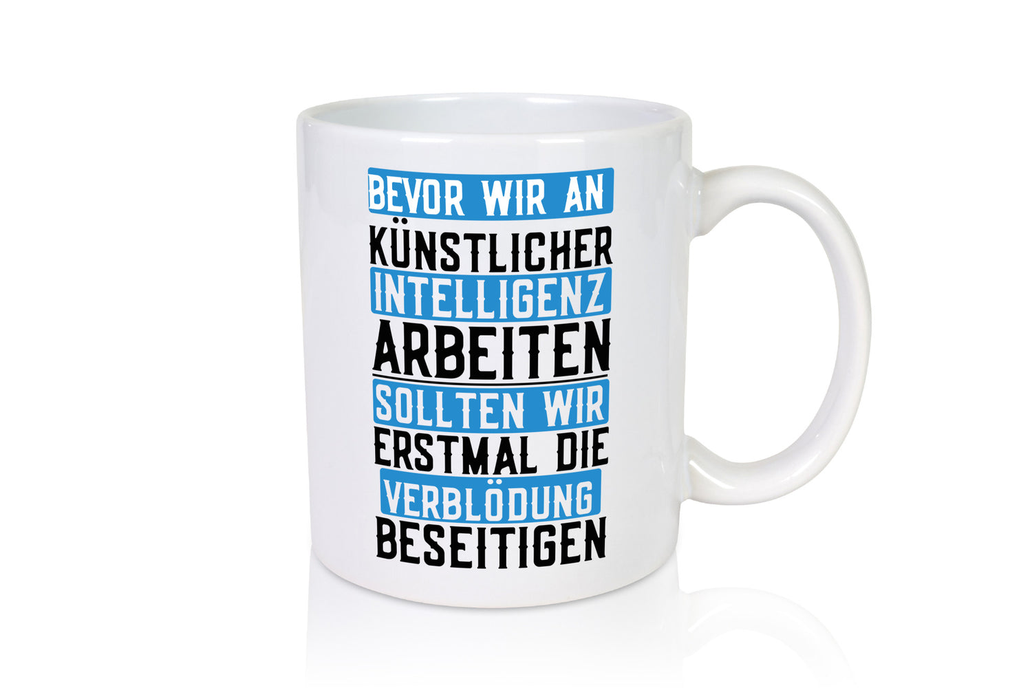 Künstliche Intelligenz | KI AI Verblödung Dummheit Geschenk Humor Geschenkidee