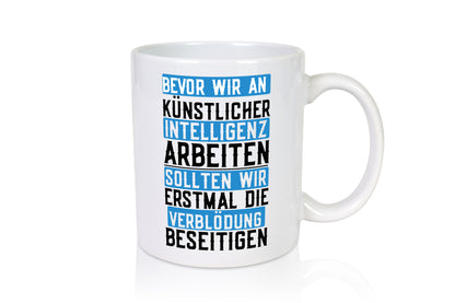 Künstliche Intelligenz | KI AI Verblödung Dummheit Geschenk Humor Geschenkidee