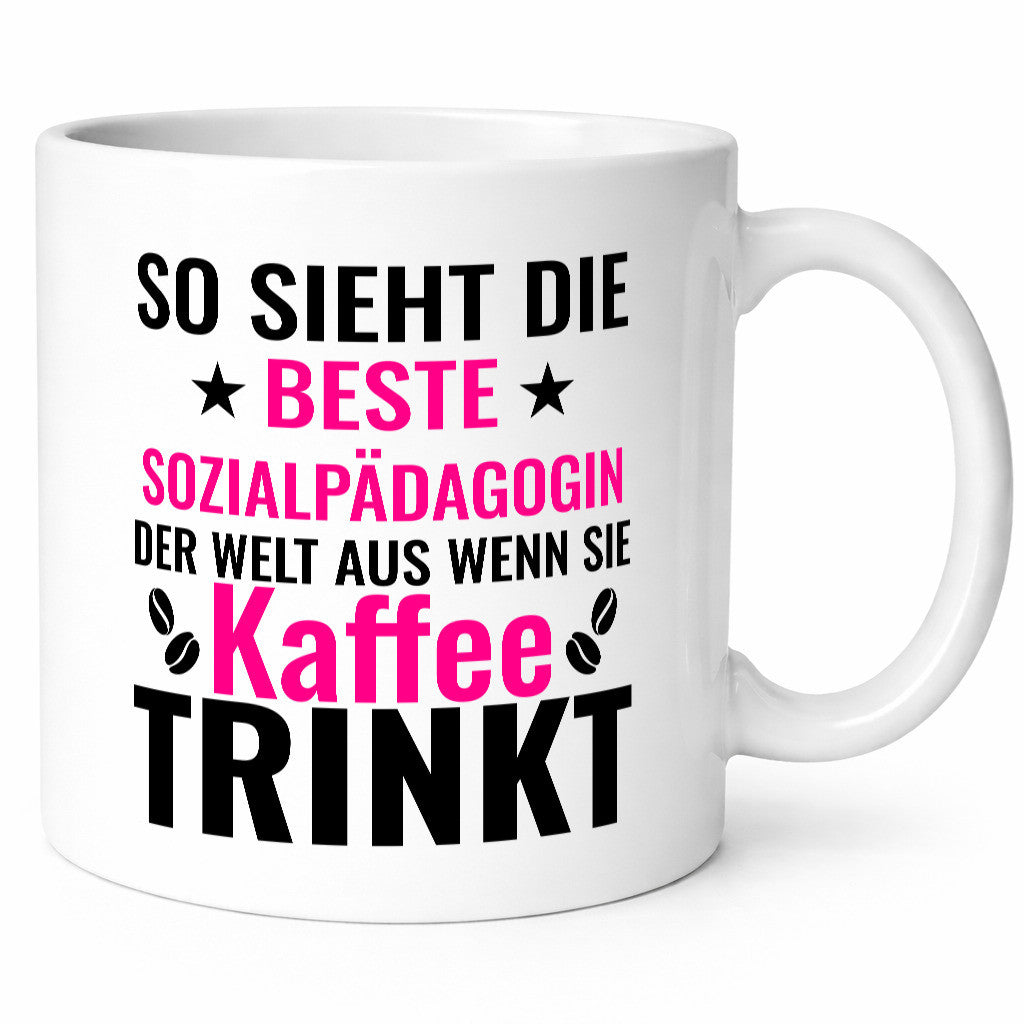 Kaffee trinkt: Sozialpädagogin | Humor Pädagogin Geschenk Geschenkidee lustiger