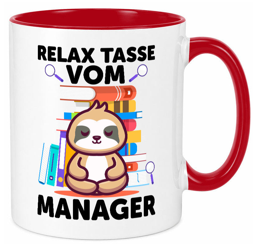 Relax Tasse: Manager | Management lustig Humor Geschenkidee Geschenk Tasse