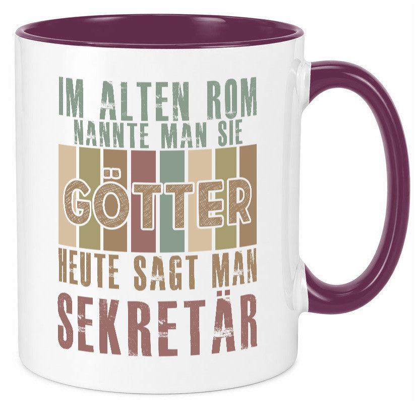 Heute sagt man: Sekretär | Büro Humor Arbeit Kollegen Geschenkidee Tasse
