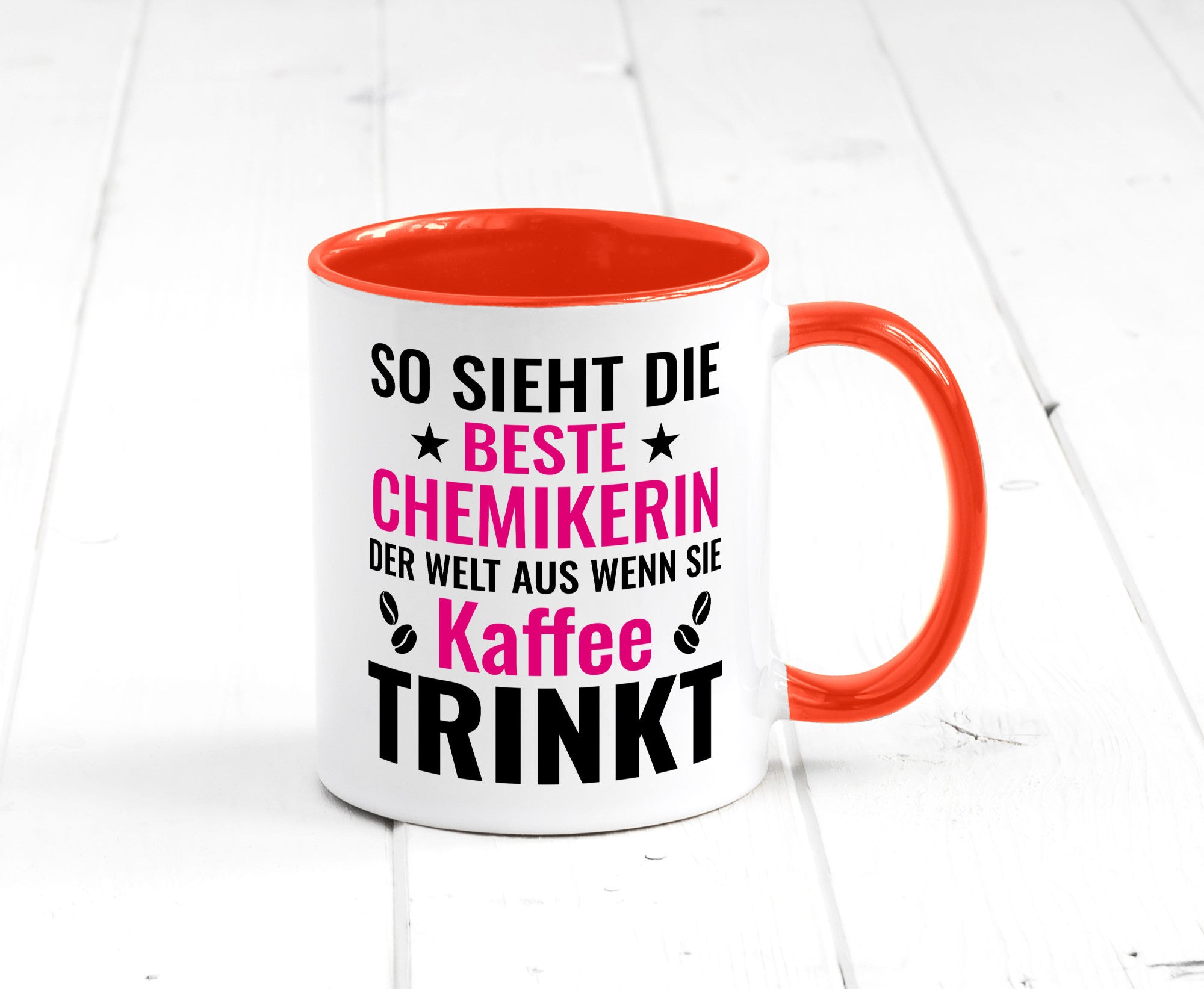 Kaffee trinkt: Chemikerin | Chemie Labor Geschenkidee Humor Tasse