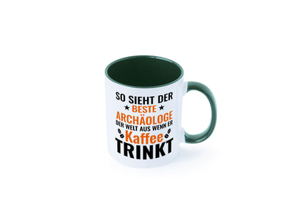 Kaffee trinkt: Archäologe | Archäologie Forscher lustig Humor Geschenkidee