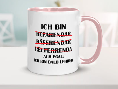 Ich bin bald Lehrer | Rechtschreibfehler lustig Humor Geschenkidee Geschenk