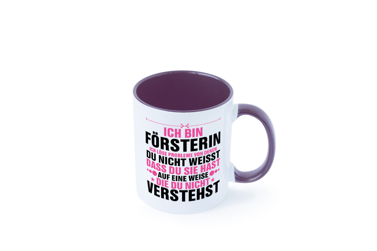 Löse Probleme: Försterin | Forst Arbeit lustiger Spruch Geschenk Kollegen Büro