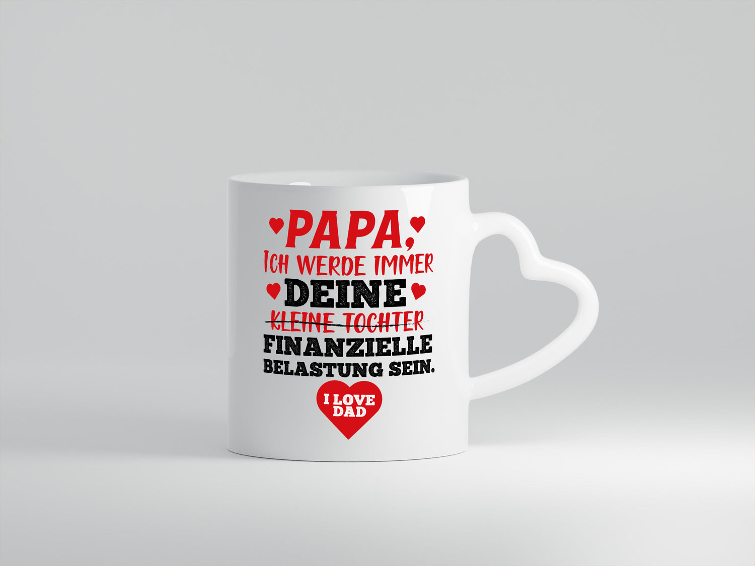Finanzielle Belastung lustiger Spruch Geschenk Humor Geschenkidee Tasse